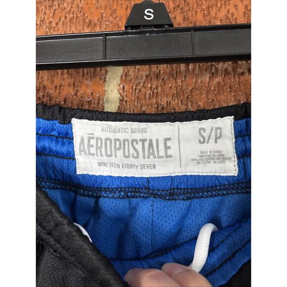 Aeropostale Men’s Mesh Shorts Black Pockets Small - Picture 6 of 8